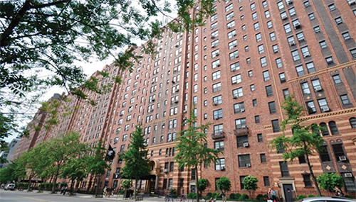 exterior of a condominium building