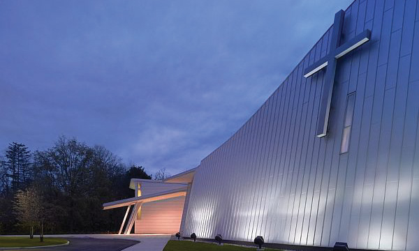 exterior of a church building